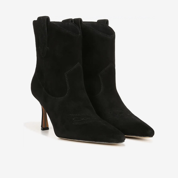 Sam Edelman Black Heeled Boots